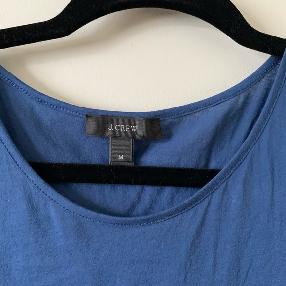 J.Crew Blue Short Sleeve Blouse - Picture 2 of 3